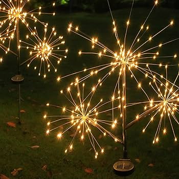 Amazon.co.jp: スパークルライト | 花火ランプ - 240 LED花火